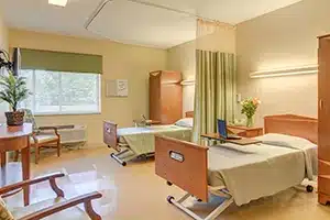 A semi private room at Beavercreek